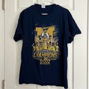 2021 Big Ten Basketball Regular Season Champion U of M Michigan Basketball Sz L